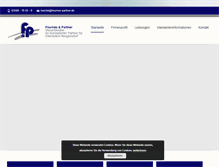 Tablet Screenshot of fournes-partner.de